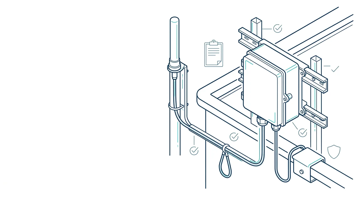 Outdoor LoRaWAN Gateway Antenna Setup