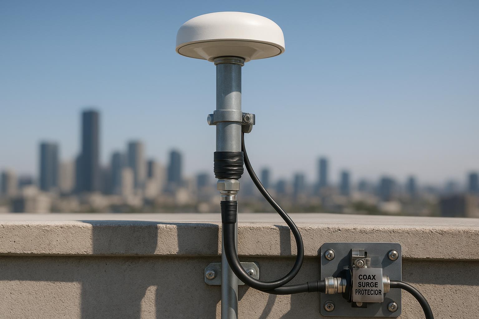 How to Install a Rooftop GNSS Timing Antenna (Guide)