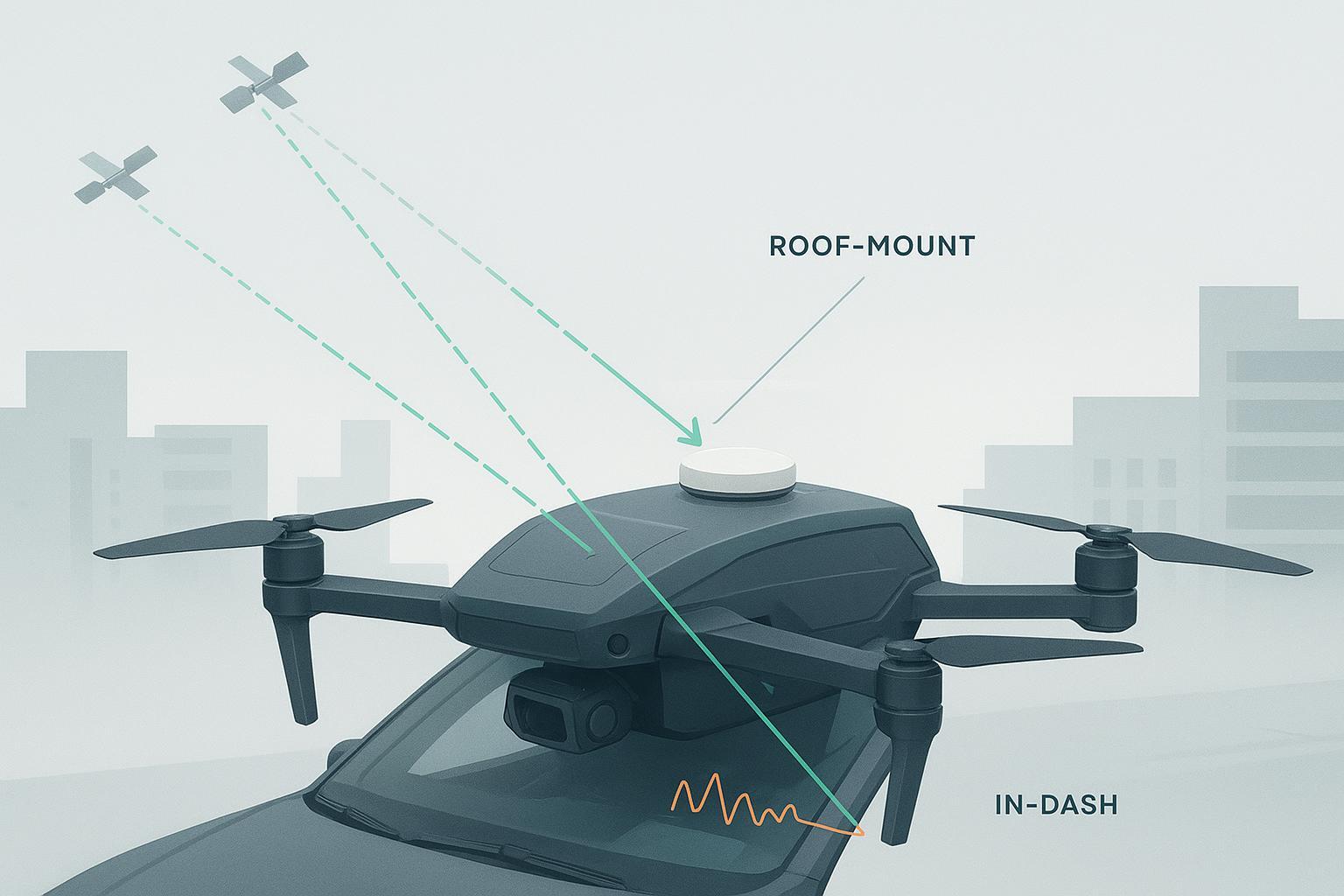 Roof‑mount vs In‑dash GNSS Antennas (2026 Guide)