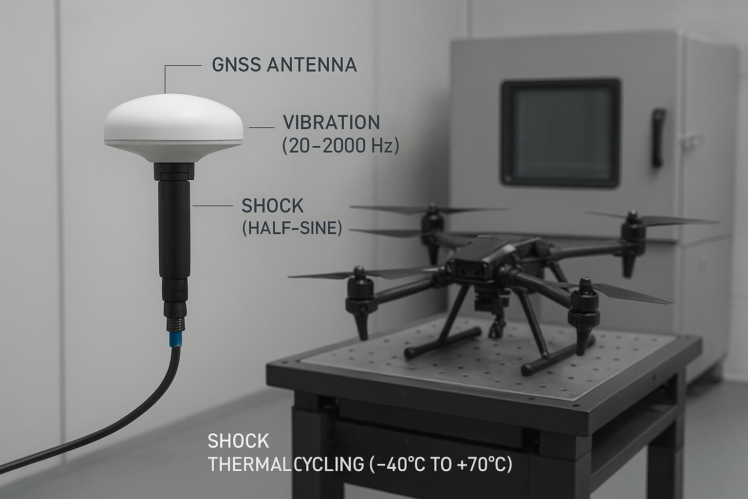 GNSS Antenna Environmental Qualification for UAV RTK