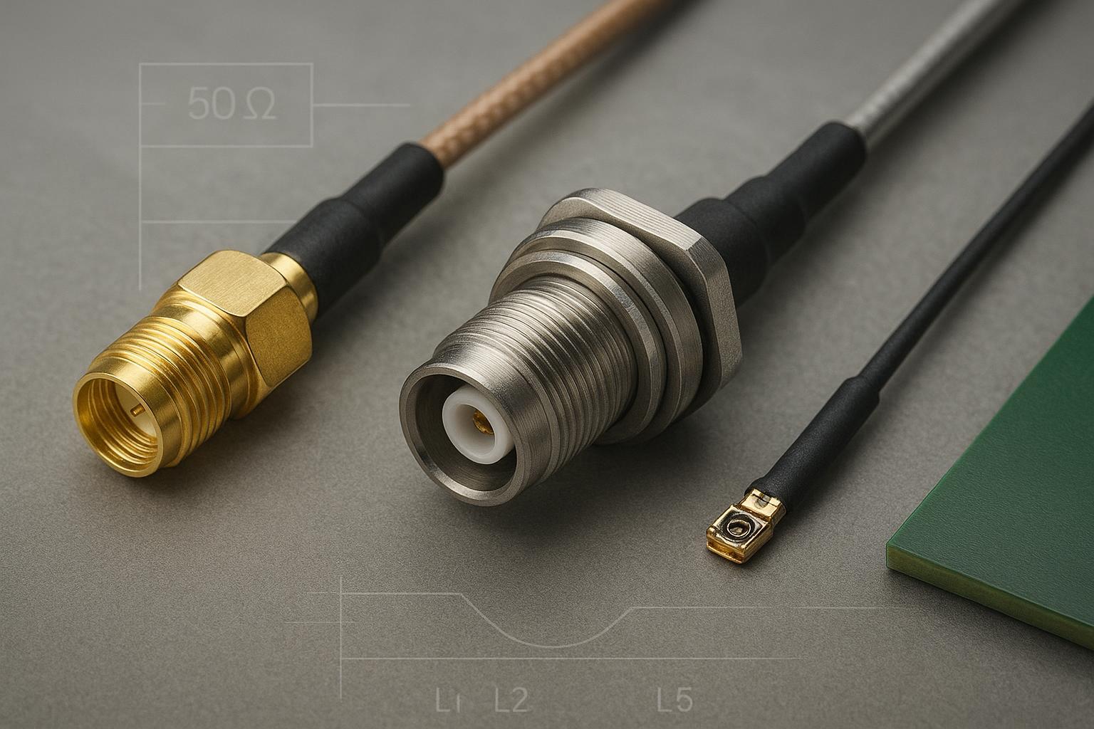 Complete Guide: GNSS Antenna RF Connectors — SMA, TNC, I-PEX