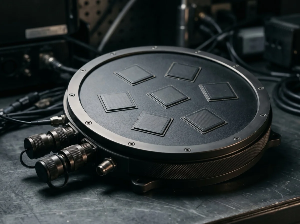 Military-grade multi-element CRPA anti-jamming antenna array with patch elements